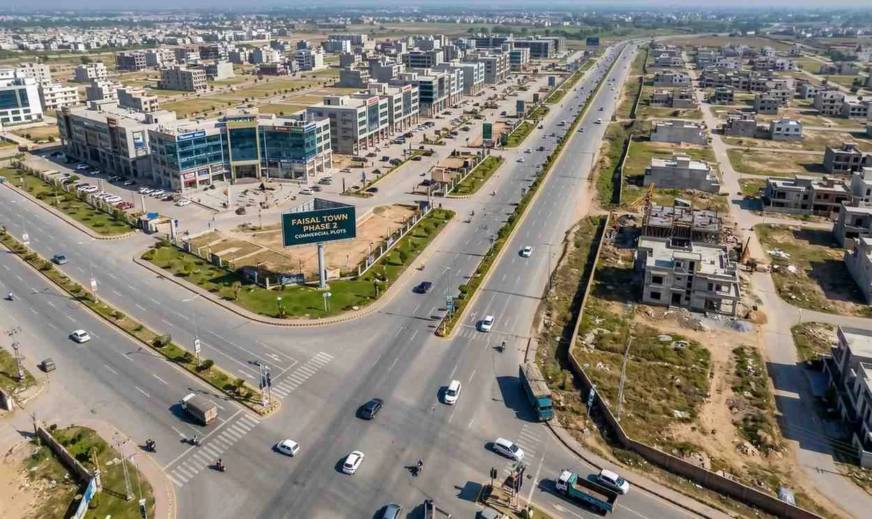Faisal Town Phase 2 Commercial Plots compared with other housing projects near Islamabad showing investment potential, location advantage, and commercial growth trends in 2026