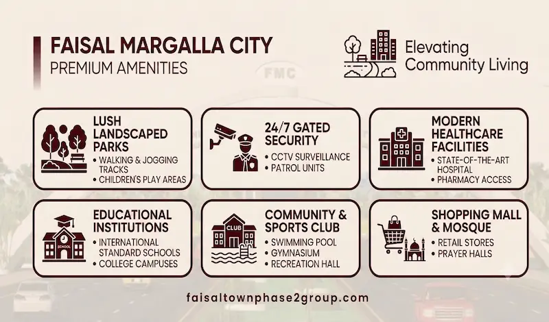 margalla city GT Road and Multi Gardens B-17 access route to Faisal Margalla City