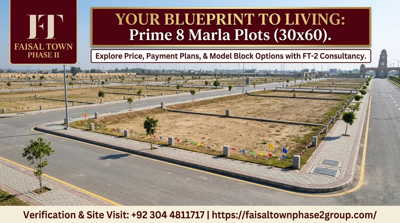 8 Marla Plot in Faisal Town Phase 2