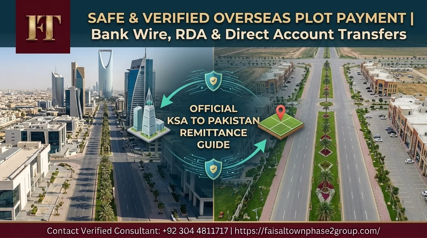 Send Money from Saudi Arabia to Pakistan for Plot Booking
