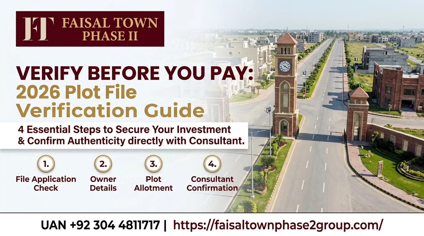 Verify a Plot File in Faisal Town Phase 2 Before Buying