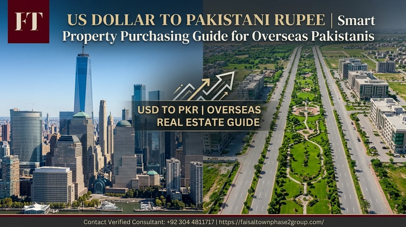USD to PKR Faisal Town Phase 2