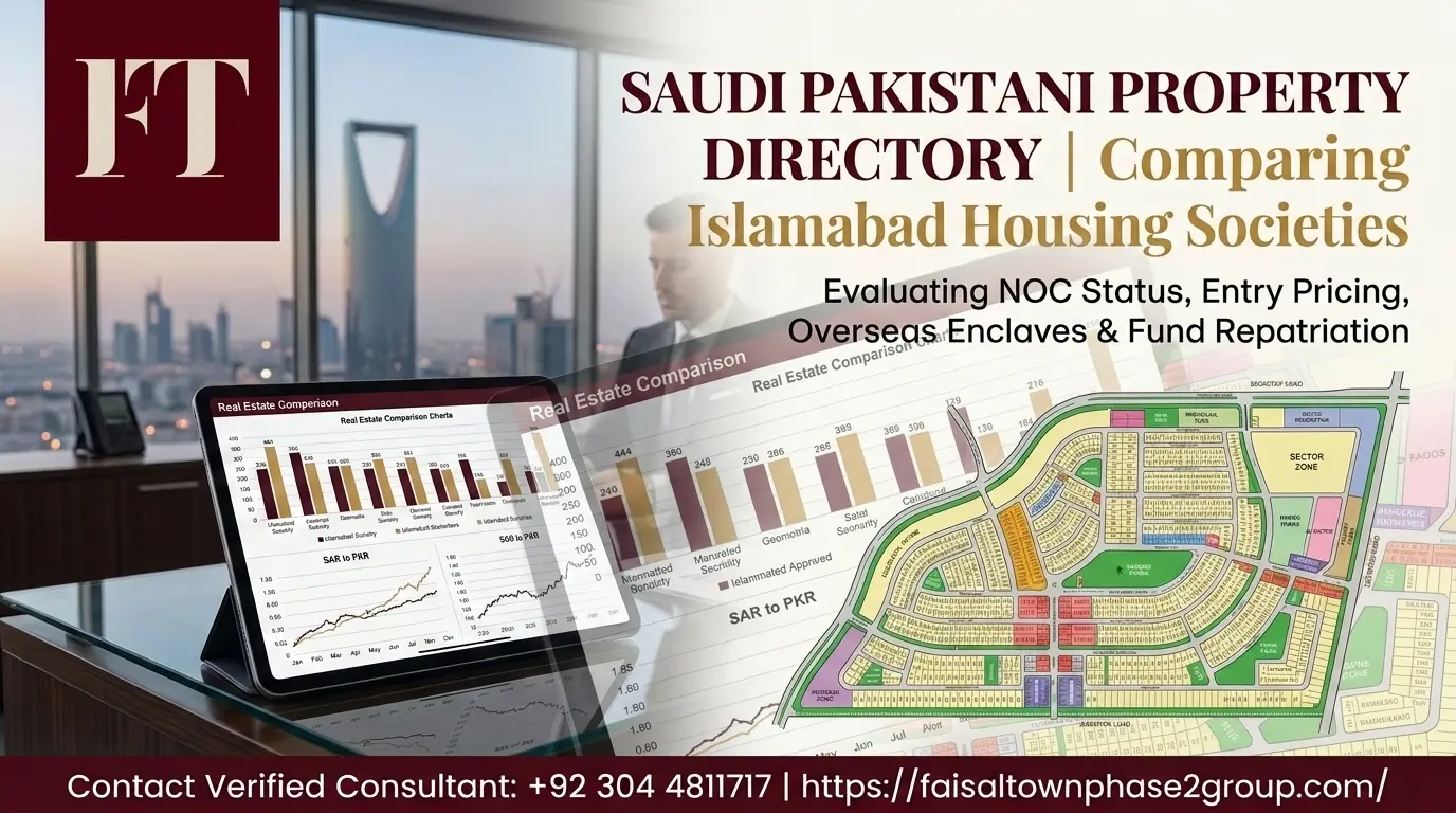 Best Housing Society for Saudi Pakistanis — Comparison Guide 2026